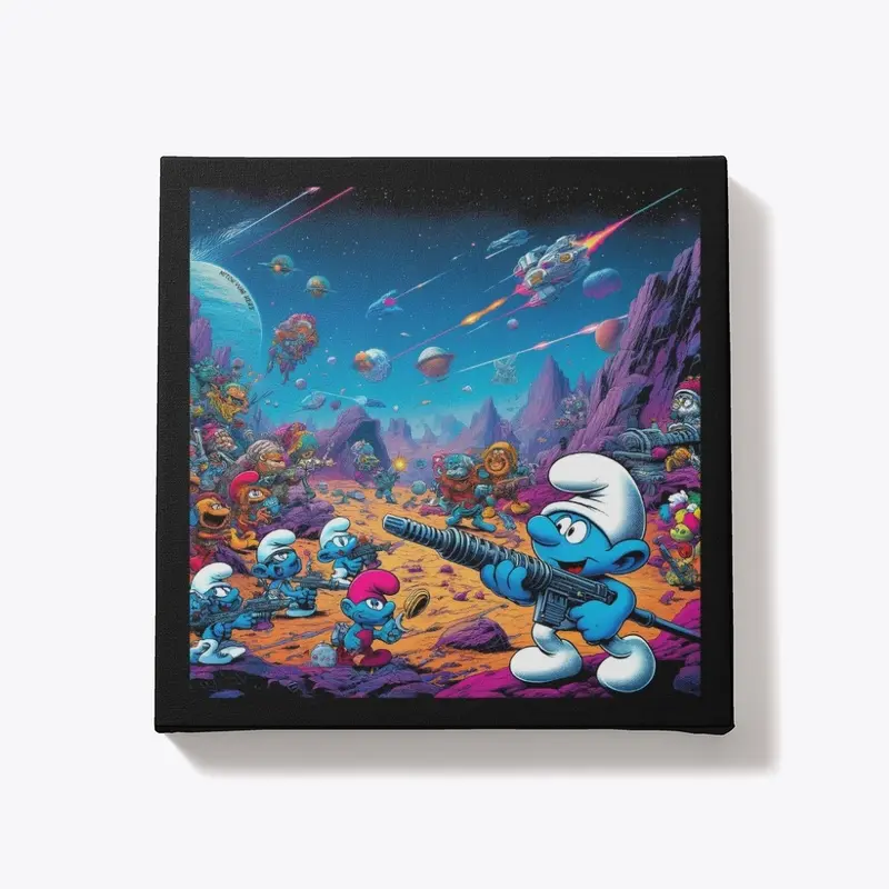 Smurfs vs Fraggle Rock Galactic Saga